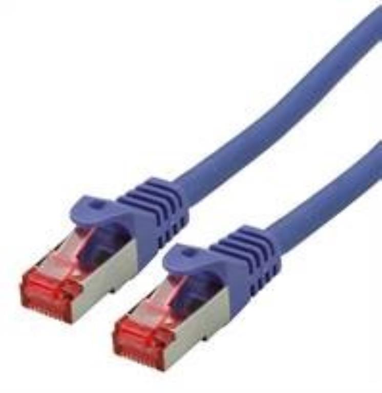 Cavo RJ45 FTP Viola CAT6A - 1 metro sovrastampato