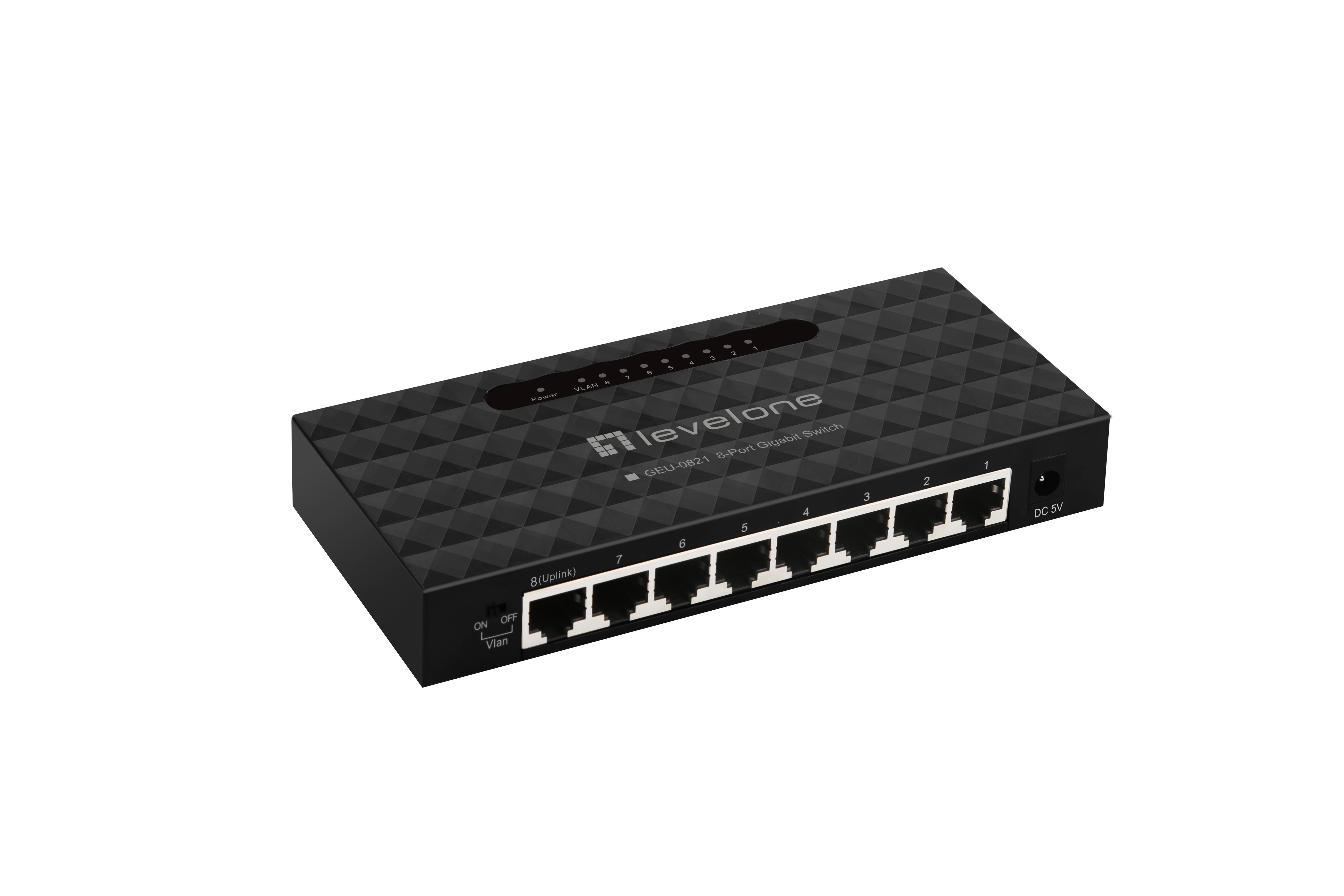 LevelOne GEU-0821 switch di rete Gestito Gigabit Ethernet (10/100/1000)