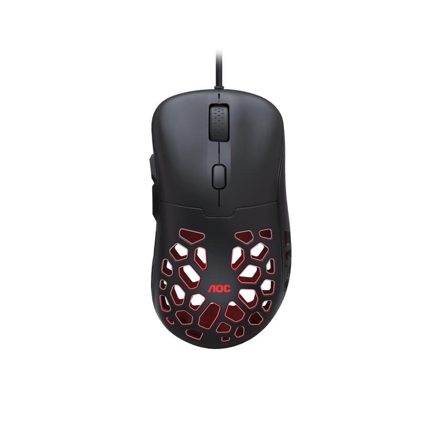 AOC GM510B mouse Giocare Mano destra USB tipo A Ottico 16000 DPI