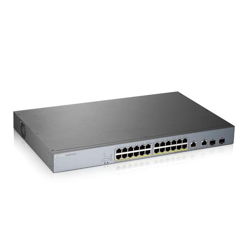 Zyxel GS1350-26HP-EU0101F switch di rete Gestito L2 Gigabit Ethernet [10/100/1000] Supporto Power over Ethernet [PoE] Grigio (Z