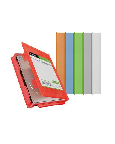 ICY BOX IB-AC6251-6 Custodia a libro Plastica Blu, Verde, Grigio, Arancione, Rosso, Bianco