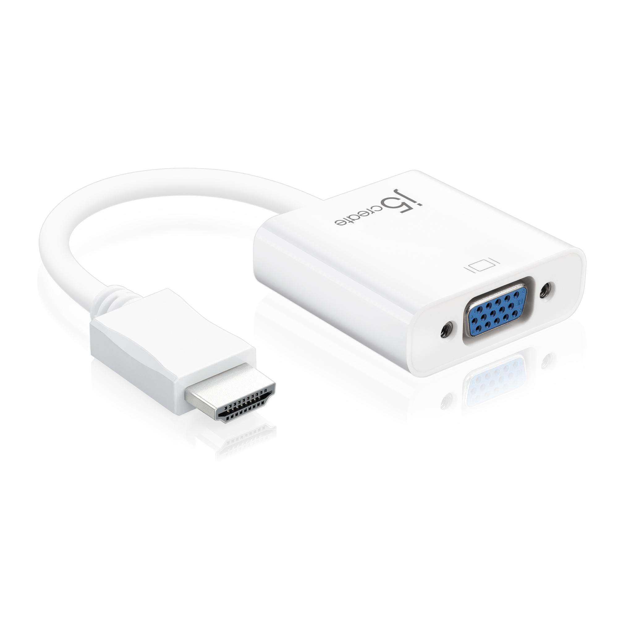 j5create JDA213-N Adattatore da HDMI a VGA (HDMI TO VGA ADAPTER - )