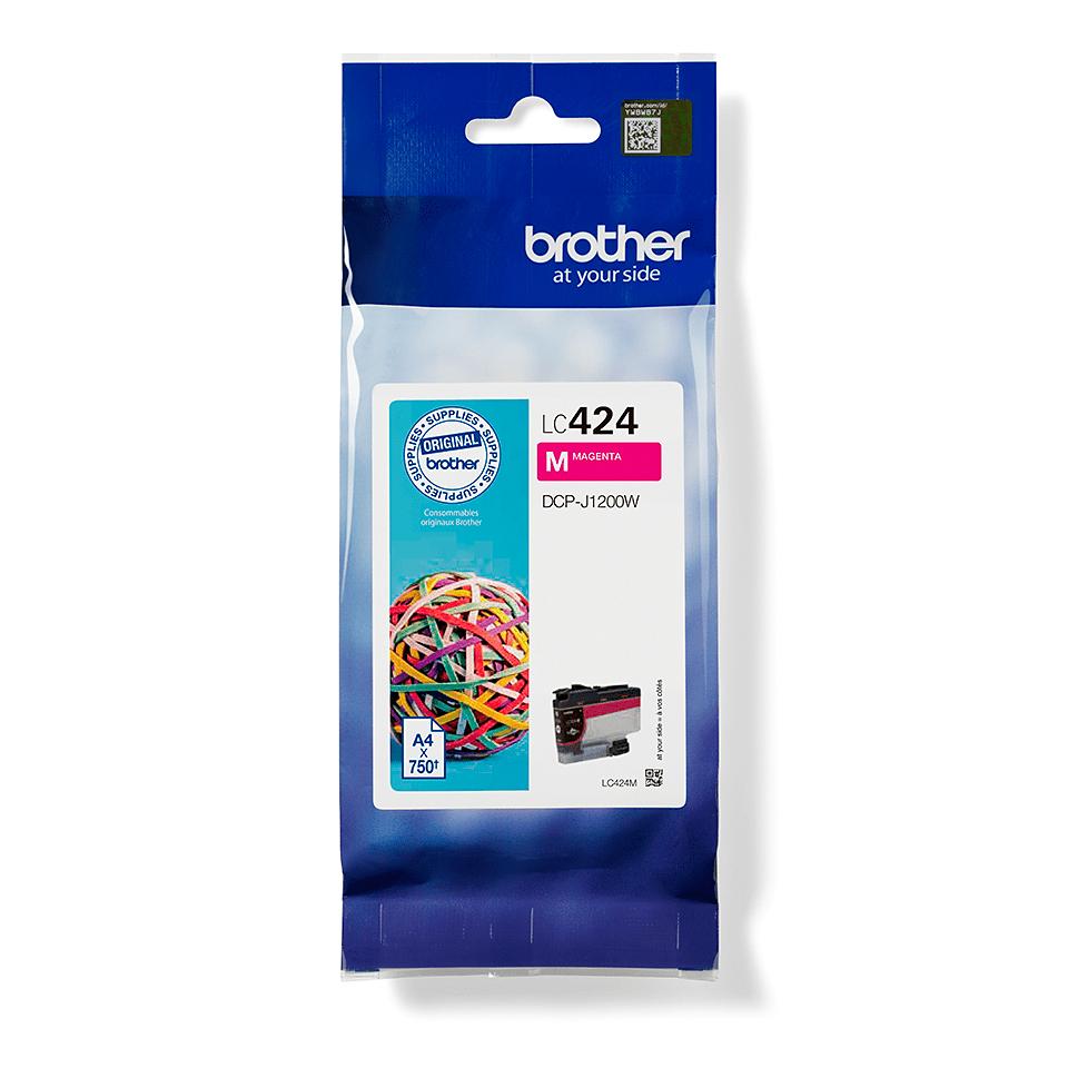 Brother LC424M cartuccia d'inchiostro 1 pz Originale Magenta