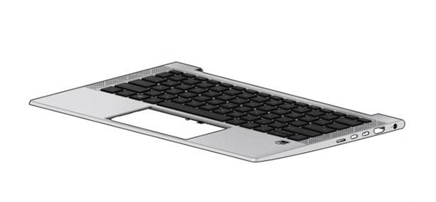 HP 830 G7/G8 - Topcover Keyboard US/I - BL