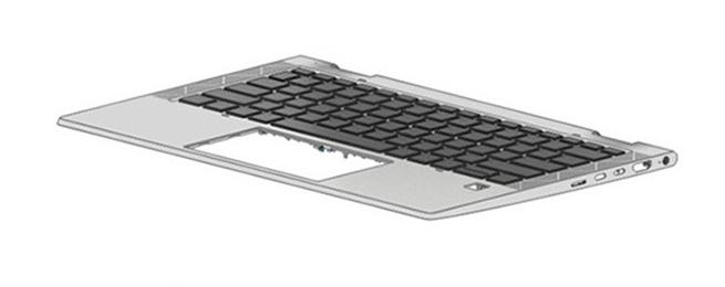 X360 830 G7/G8 topcover keyboard - USI BL