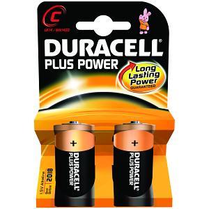 Duracell MN1400B2 batteria per uso domestico Batteria monouso C Alcalino (Duracell Plus C Size 2 Pack)