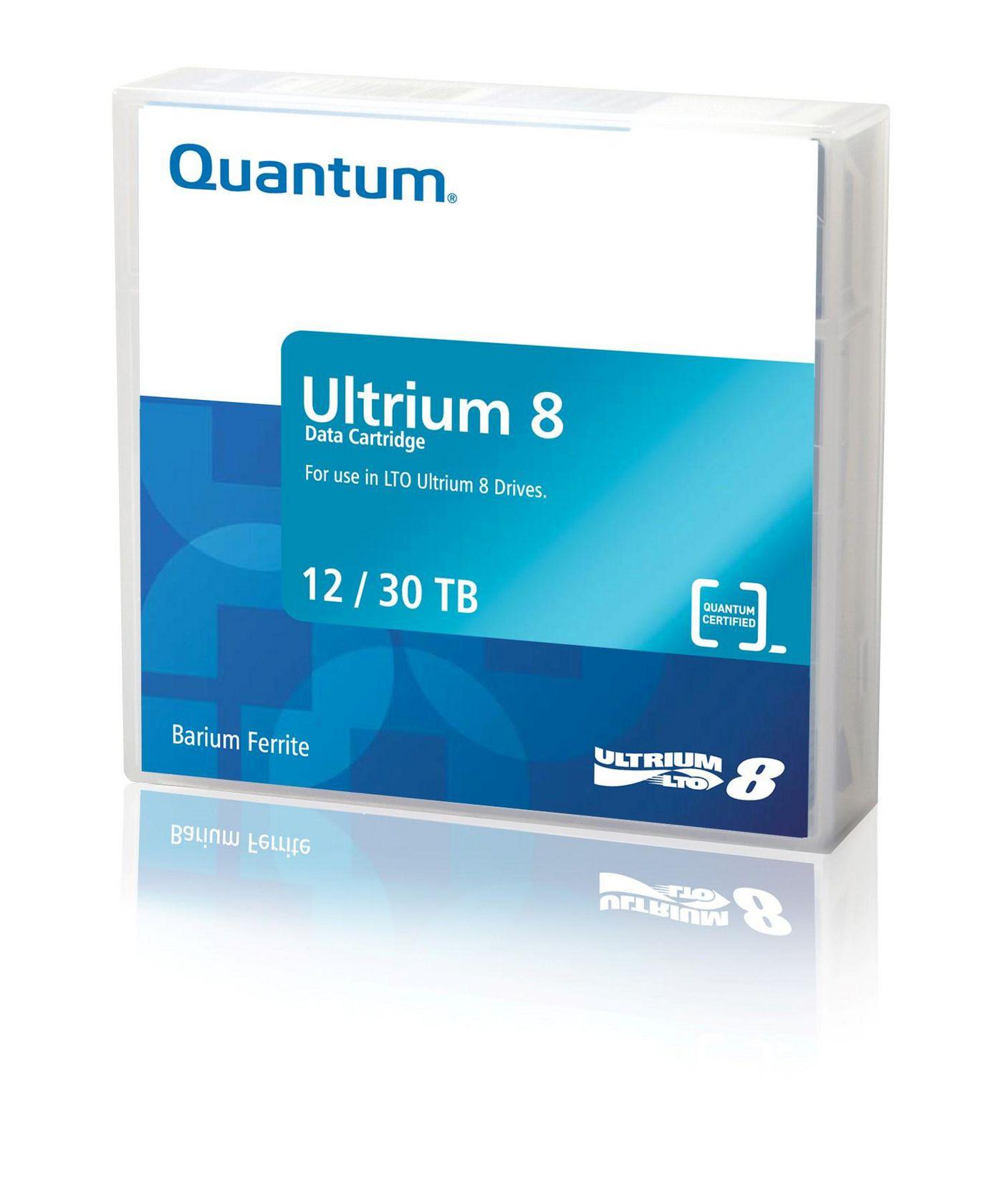 Quantum MR-L8MQN-02 supporto di archiviazione di backup Nastro dati vuoto 12 TB LTO 1,26 cm (DATA CARTRIDGE LTO-8 WORM - UNLABE