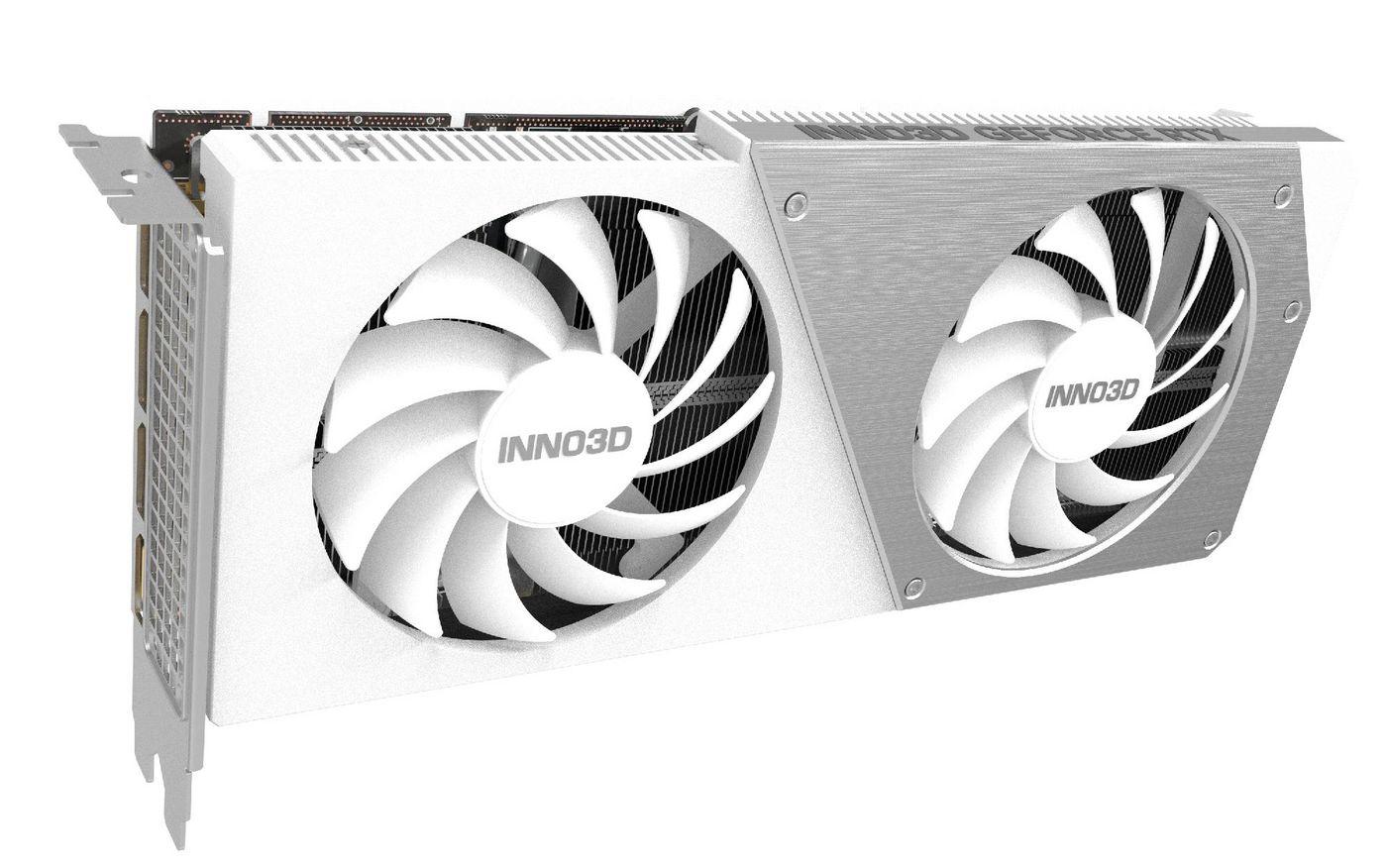 Scheda grafica Inno3D Geforce RTX 4060 Ti 8GB Twin X2 OC bianca - 8GB GDDR6, 1x HDMI, 3x DP