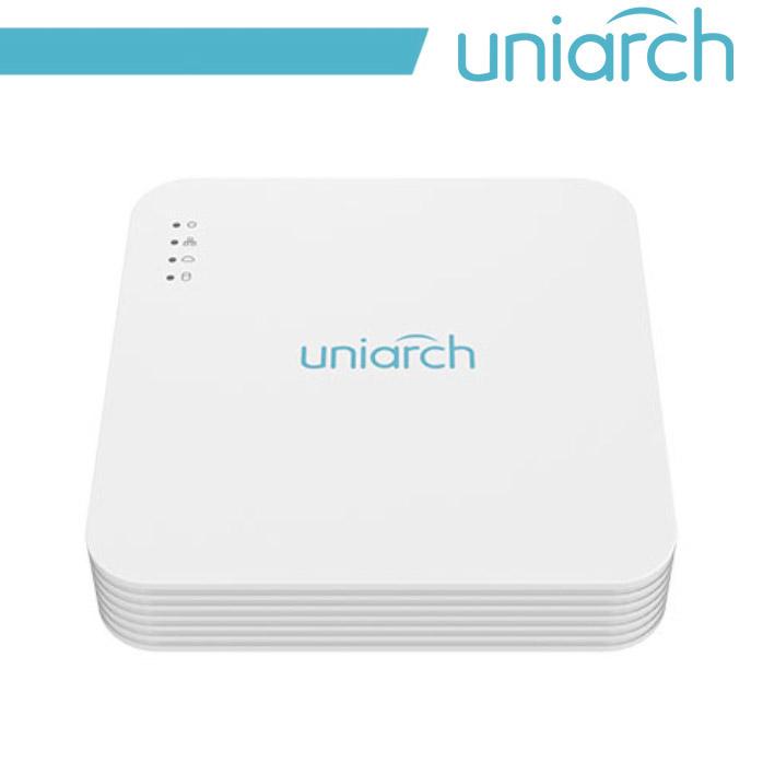 NVR Uniarch 4 Canali 8 Megapixel 4 Porte PoE