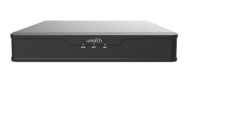 NVR Uniarch 8 Canali 8 Megapixel, 8 Porte PoE, 2 Slot SATA