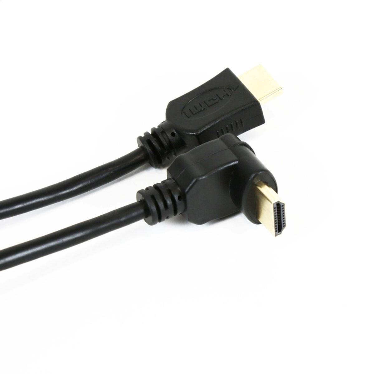 OMEGA CAVO HDMI v.1.4 GOLD ANGULAR 1,5MT BLISTER OCHK14