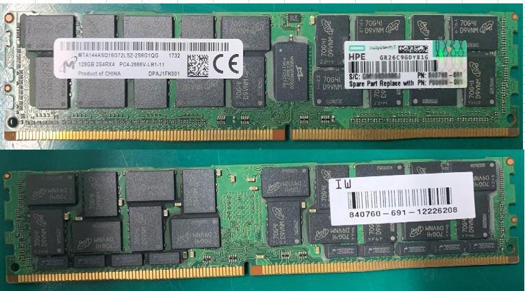 HPE SPS-HPE SGI DIMM 128GB 8R x4 DDR4-2666