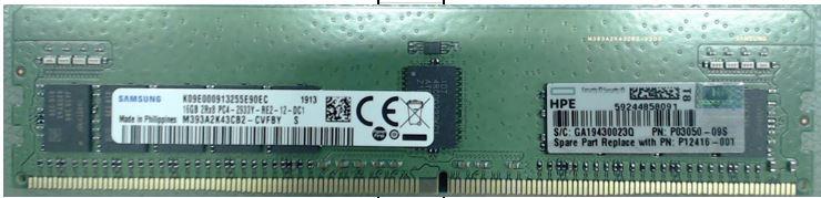 HPE SPS-DIMM.16GB PC4-2933Y-R.1Gx8 SAM