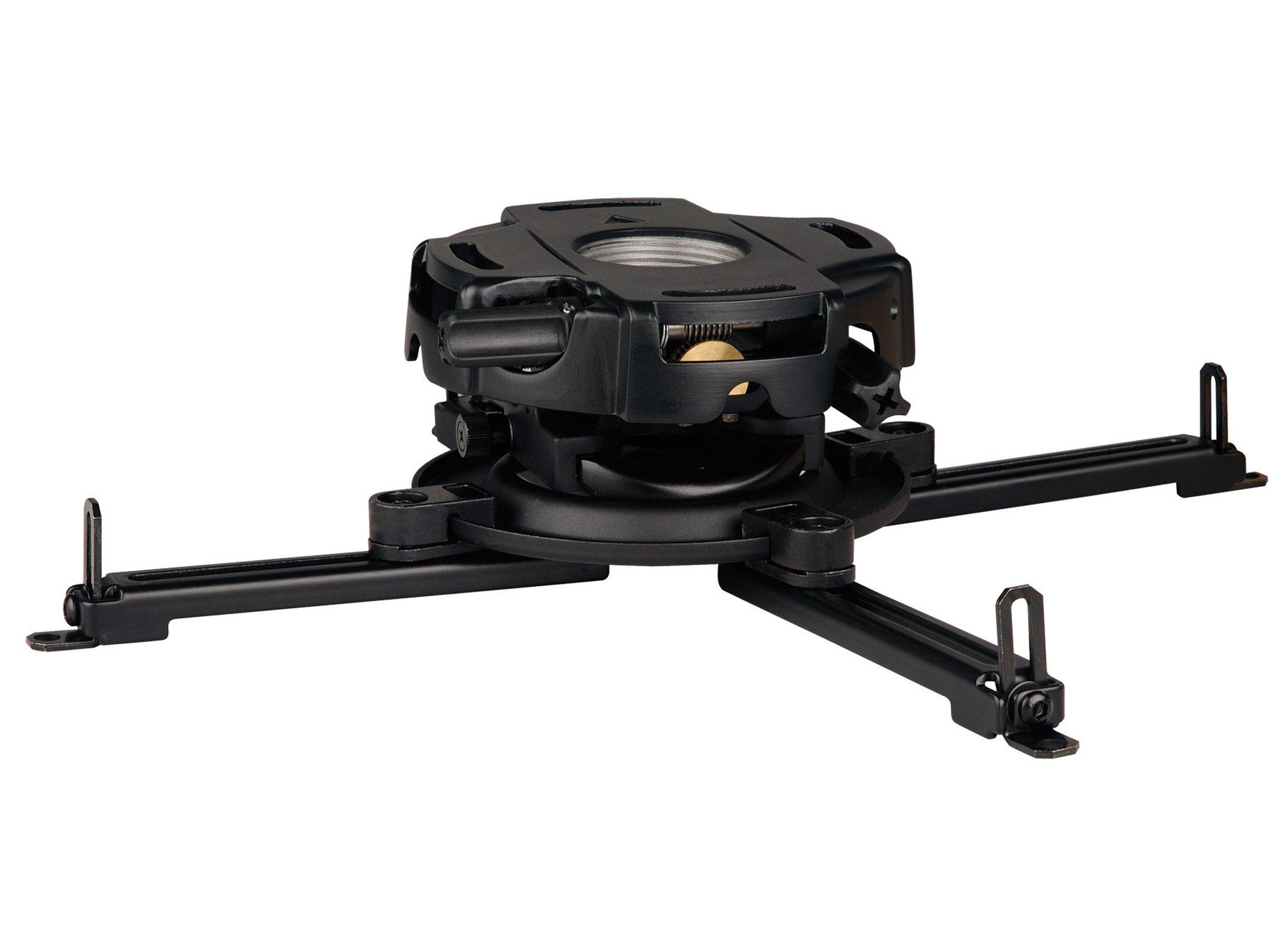 Peerless PRG-UNV supporto per proiettore Soffitto Nero (PEERLESS PRG Projector Mount With Adaptor in Black 23kg [50lbs] Univers