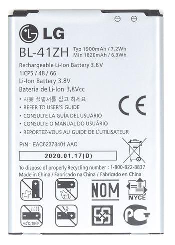 Batteria LG BL-41ZH 1900mAh Li-Ion Bulk