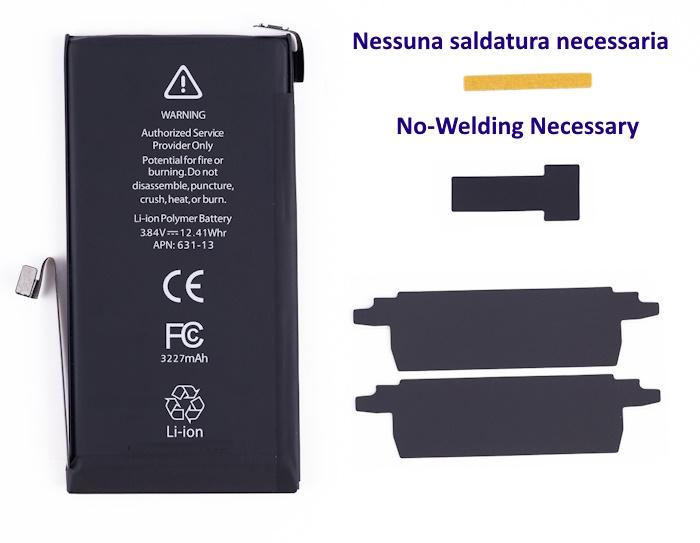 Batteria No-Welding Senza Saldatura per iPhone 12 / 12 Pro