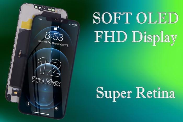 Lcd iPhone 12Pro Max Oled Soft FHD Selezione A Alta Qualita