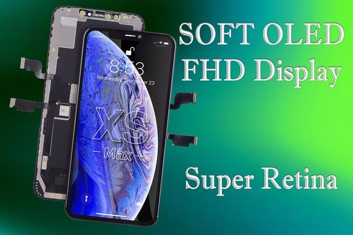 Lcd per iPhone XS Max Oled Soft FHD Selezione A Alta Qualit