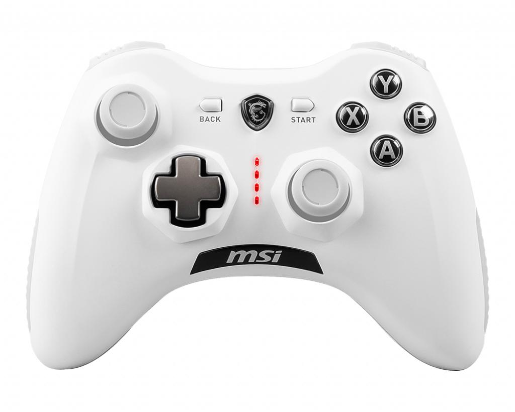 MSI S10-43G0040-EC4 periferica di gioco Bianco USB 2.0 Gamepad Analogico/Digitale Android, PC