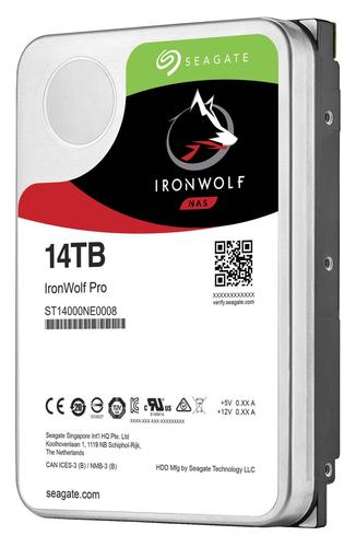 Seagate IronWolf Pro 3.5 14 TB Serial ATA III (SEAGATE HDD 14TB 7.2K SATA 6Gb/s 3.5'')