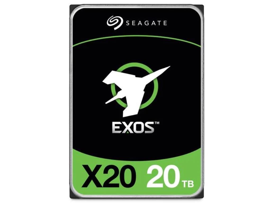 Hard Disk Seagate Exos X20 - 3,5" 20TB - 7200rpm - SATA 6Gbps - 256MB - FastFormat 512e/4Kn