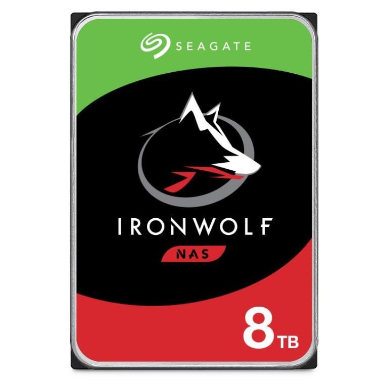 HD SEAGATE IRON WOLF SATA3 8TB 3.5" 7200 RPM 256mb cache 24x7 - NAS HDD - ST8000VN004 - Gar. 3 anni