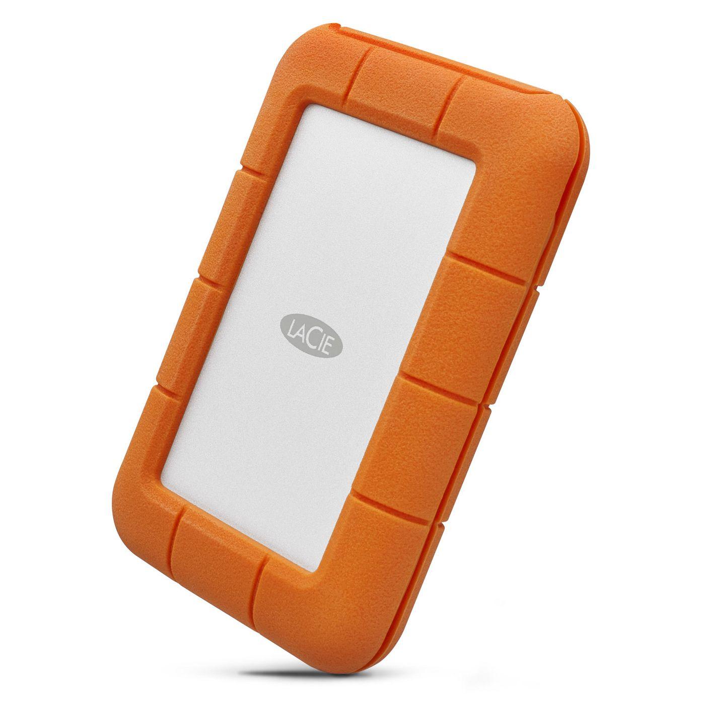 LaCie Rugged USB-C disco rigido esterno 5 TB USB tipo-C 3.2 Gen 1 [3.1 Gen 1] Grigio, Giallo (RUGGED USB-C 5TB - 2.5IN USB C [C