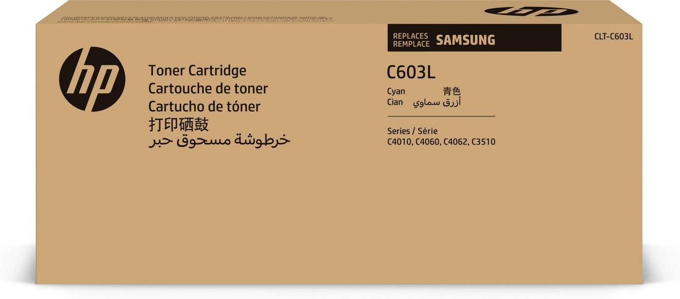 Samsung Cartuccia toner ciano originale HP CLT-C603L ad alta capacit (SAMSUNG CLT-C603L CYAN TONER C4060FX)