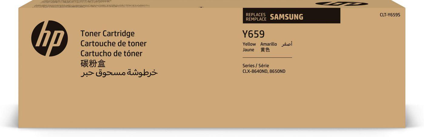 Samsung Cartuccia toner giallo originale HP CLT-Y659S (SAMSUNG CLX-8640ND YELLOW TONER)