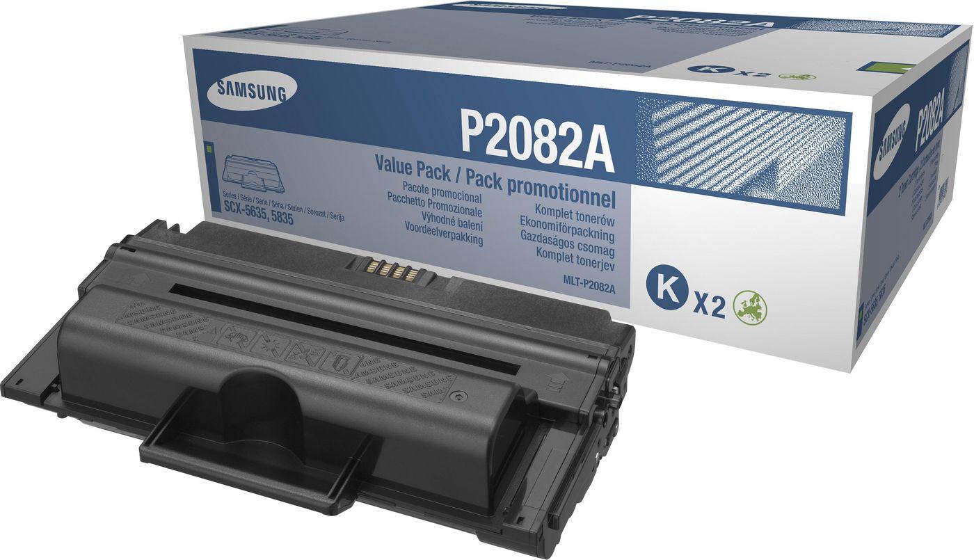 Samsung Confezione da 2 cartucce toner nero originali MLT-P2082A (SAMSUNG MLTP2082A BLACK TONER TWIN PACK)