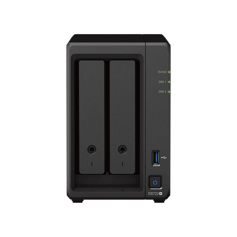 NAS assemblato Synology DS723+ 2TB (2x1TB) con HDD Seagate IronWolf