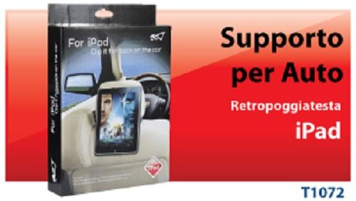 HANTOL SUPPORTO PER AUTO COMPATIBILE CON IPAD 1 E IPHONE 4 CON RETROPOGGIA TESTA T1072