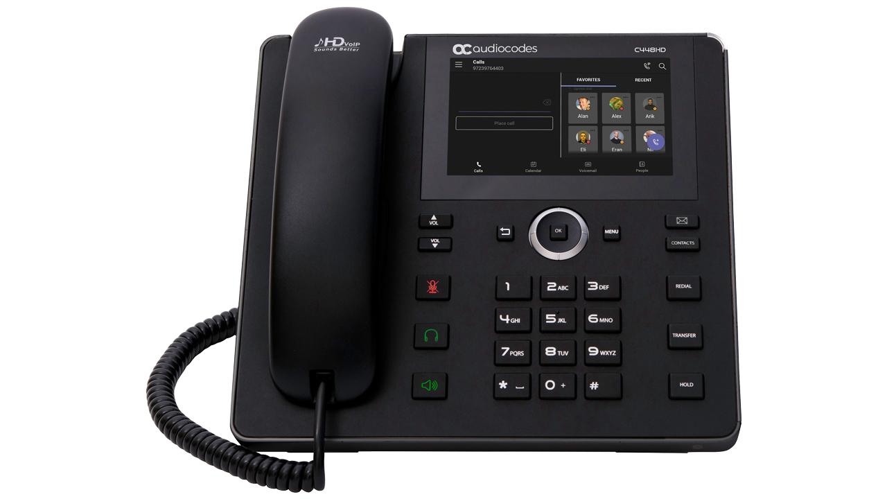 Audiocodes Teams C448HD IP-Phone PoE GbE black