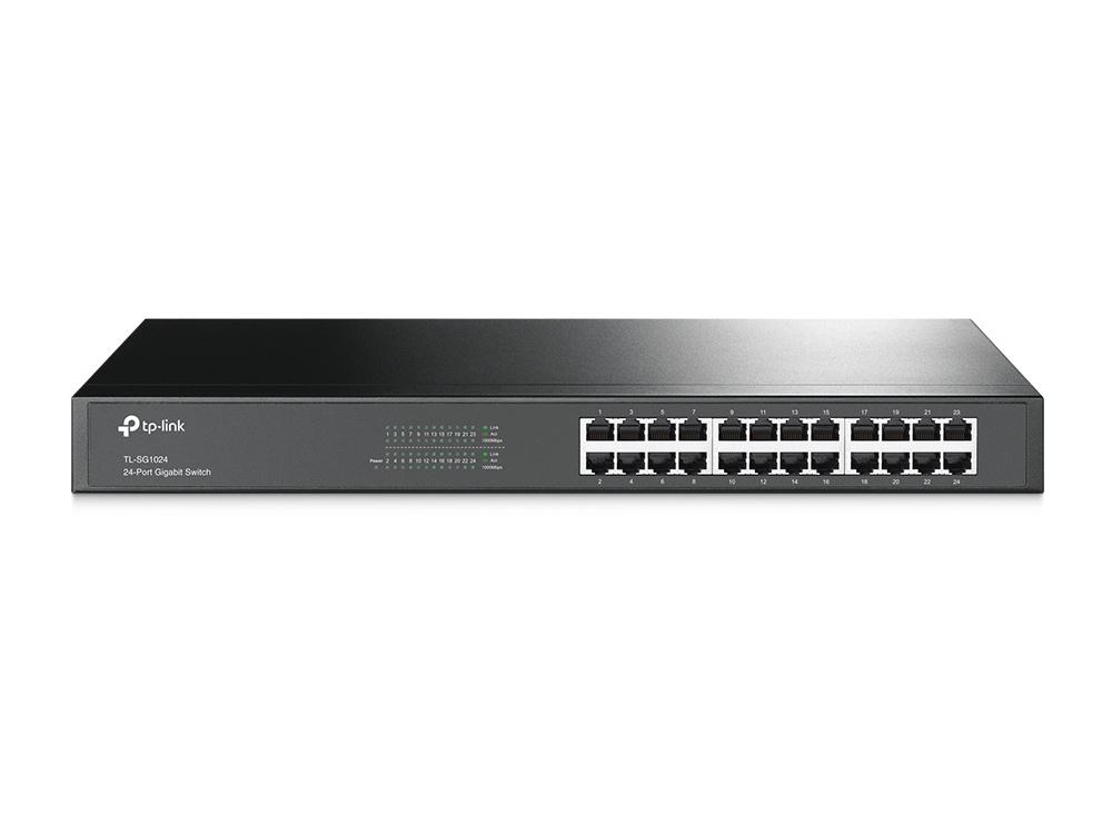 TP-Link Switch 24-porte Gigabit Rack Unmanaged (TP-LINK Switch TL-SG1024 24xGBit Unmanaged 19)