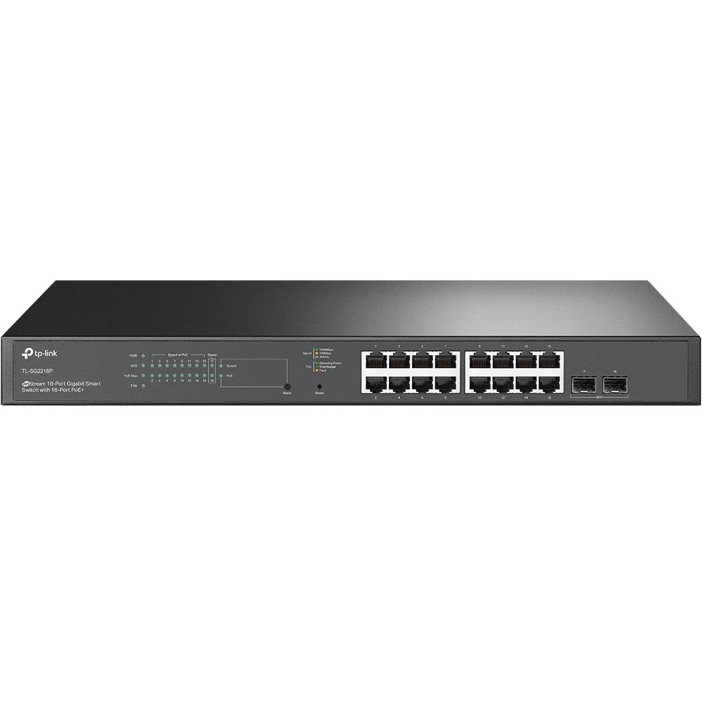 TP-Link JetStream TL-SG2218P switch di rete Gestito L2/L2+ Gigabit Ethernet (10/100/1000) Supporto Power over Ethernet (PoE) 1U