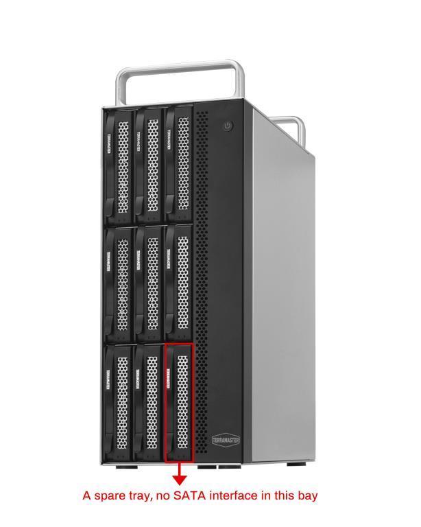 Storage assemblato TerraMaster D8-THUNDERBOLT3 144TB (8x18TB) con HDD Seagate IronWolf Pro- non bootable