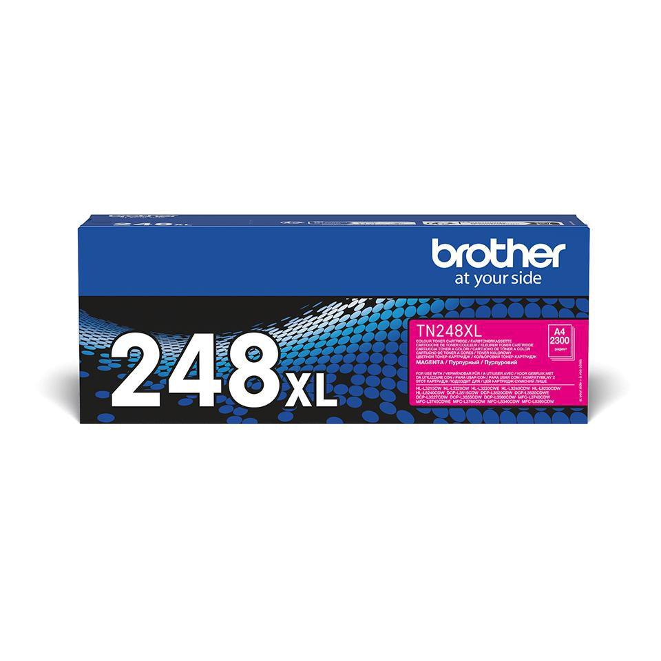 Brother TN-248XLM cartuccia toner 1 pz Originale Magenta (TN248XLM MAGENTA TONER - CARTRIDGE. ISO YIELD 2.300 PAGES)