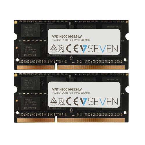 V7 16GB DDR3 PC3-14900 - 1866MHz SO-DIMM Modulo di memoria - V7K1490016GBS-LV (2X8GB KIT DDR3 1866MHZ CL13 NON - ECC SO DIMM PC