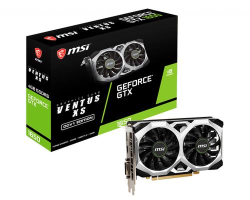 MSI GTX 1650 D6 VENTUS XS OCV1 scheda video NVIDIA GeForce GTX 1650 4 GB GDDR6