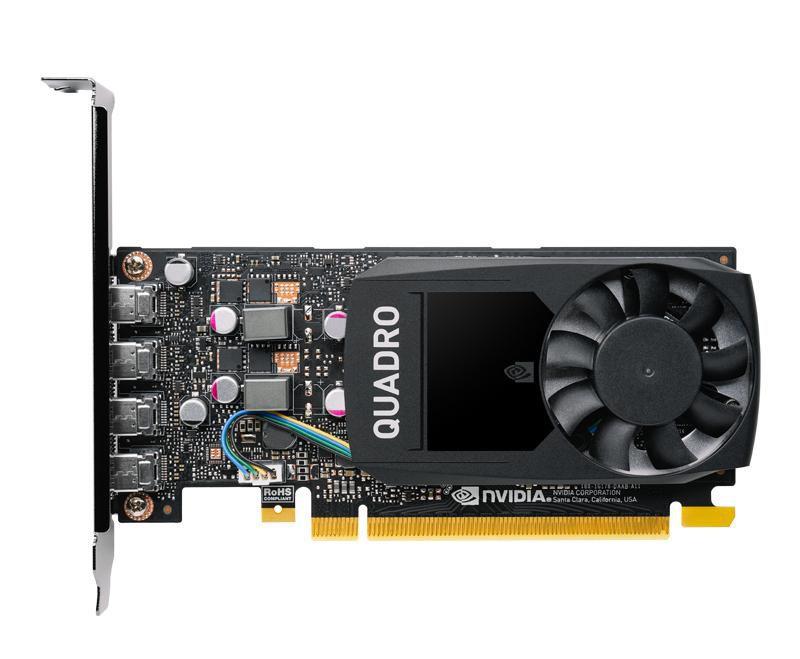 PNY VCQP1000V2-SB scheda video NVIDIA Quadro P1000 V2 4 GB GDDR5 (NVIDIA Quadro P1000 - 4GB GDDR5)