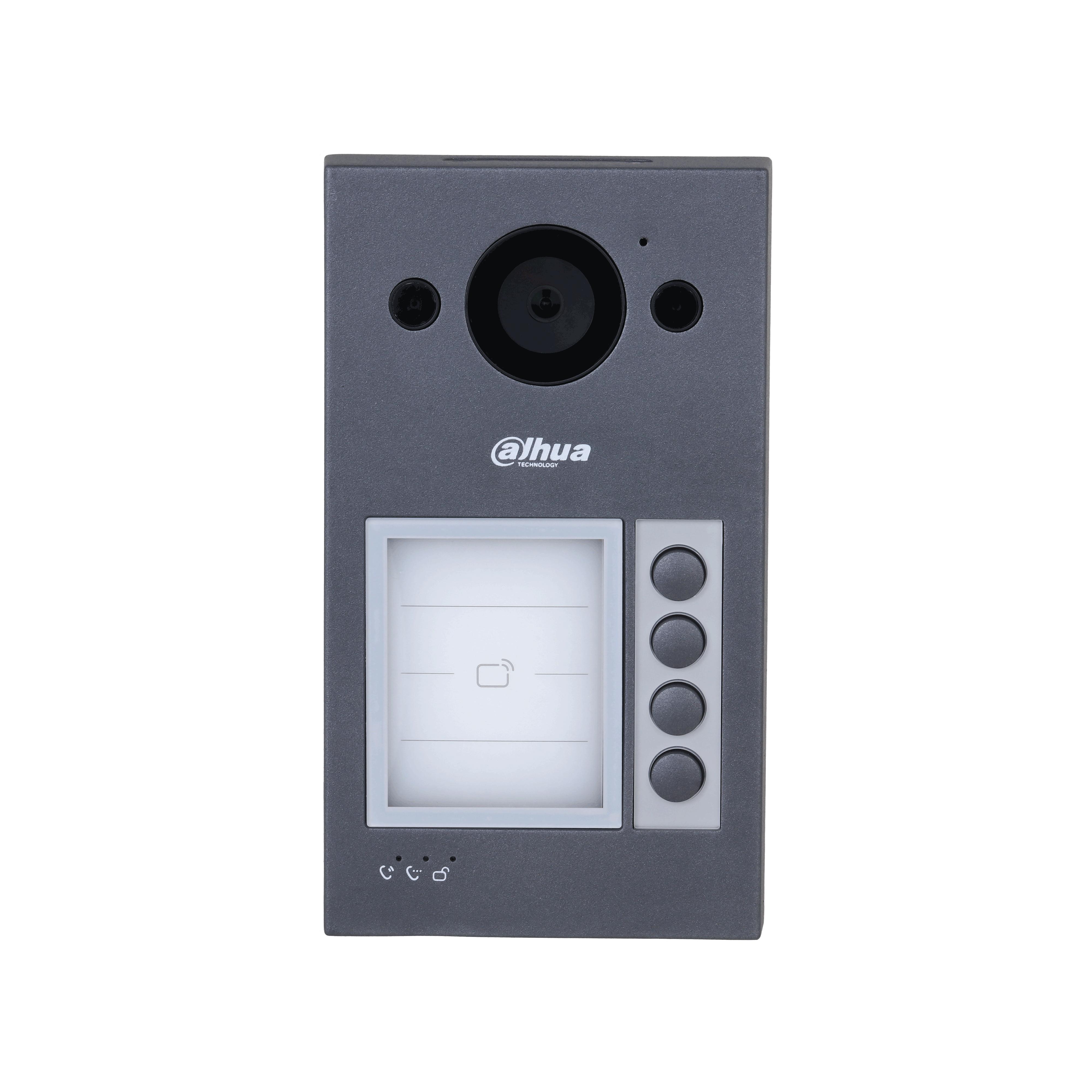 Dahua-VTO3312Q-P-Dahua Videocitofono - Postazione esterna - da 1 a 4 Pulsanti - 2MP HD CMOS camera - RFID - IP67 - IK08 - IP/bi