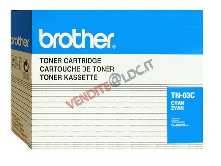 Brother TN03C Cyan Toner cartuccia toner Originale Ciano