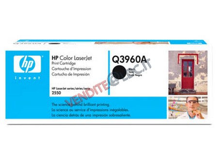 TONER ORIGINALE HP Q3960A / 122A NERO - STAMPA 5.000 PAGINE