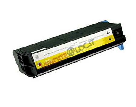 TONER COMPATIBILE OKI 41963005 PER SERIE C7100 C7200 C7300 - GIALLO - STAMPA 10.000 PAGINE