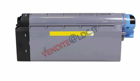 TONER COMPATIBILE PER OKI 43866105 - GIALLO - STAMPA 11.500 PAGINE